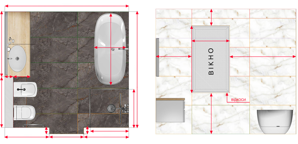 рОЗМІРИ З ПЛАНОМ